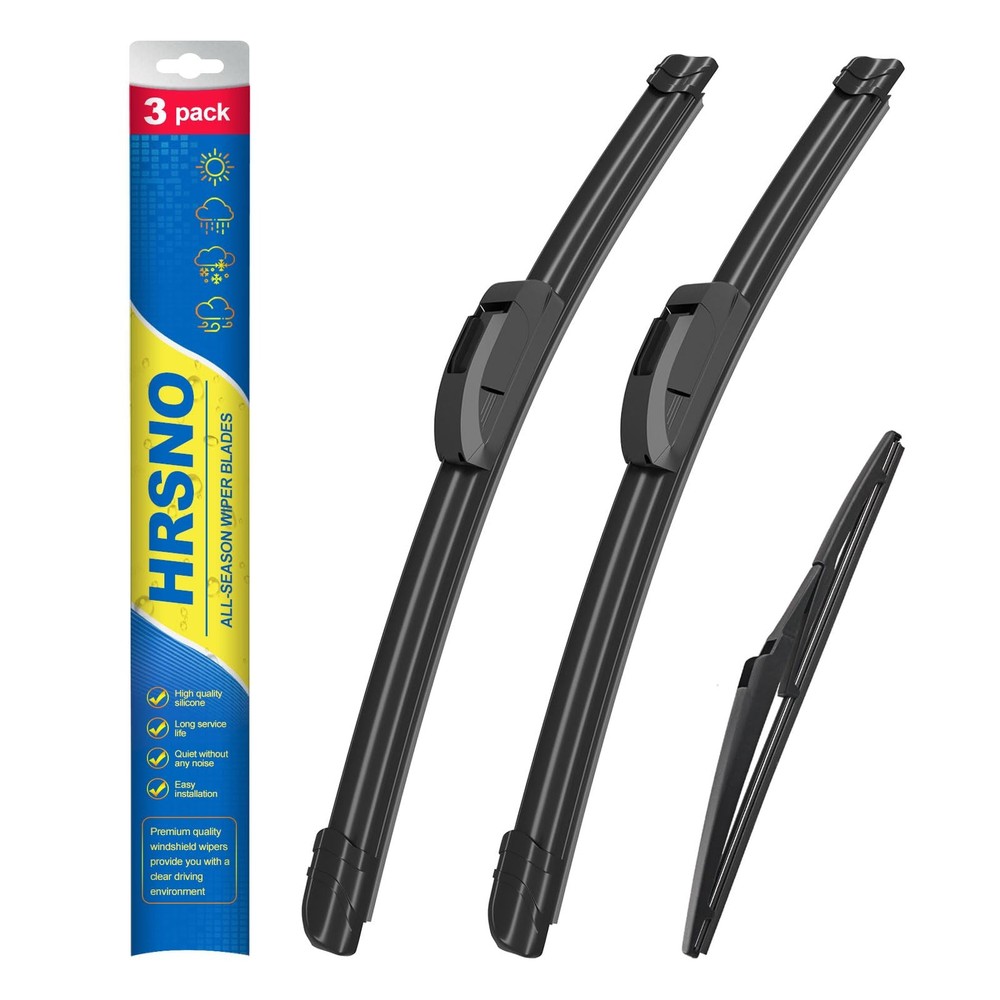 26&Prime;+16&Prime; Windshield Wipers With 10&Prime; Rear Wiper Blade Sets Automotive Replaceme…