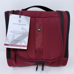 Victorinox Hanging Toiletry Kit Dopp Kit Bag Organizer Shaving Bathroom Red NEW