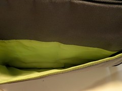 Eddie Bauer Black/Green Travel Bag Shoulder Strap, Multiple Zip Pockets
