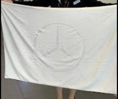 Mercedes Benz Original Blanket White Fleece Novelty