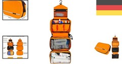 Travel toiletry bag, for hanging, spacious, for holidays