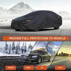 Kayme 7 Layers Car Cover Waterproof All Weather, Universal Fit for Pontiac Fireb
