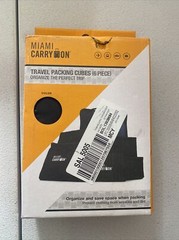 Miami Carry On Travel Packing Cubes (6 Piece), Black 👍
