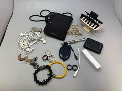 Lost and Found Lot, Power Bank, Hair Clip, Wired Earphones, Bracelet, Adapters