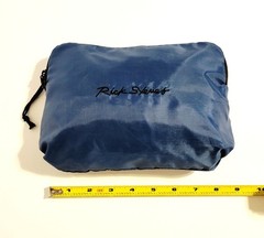 Rick Steves Navy Blue Hideaway Packable Tote Bag Folding Travel Tote Carry-On