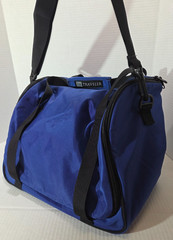 LL Bean Traveler Personal Organizer LLBFM46, Blue with Black Straps, 100% Nylon