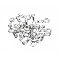 Ball Chain Connector, for 2.4/3.2/4.5/6mm Beads Ball Chains, Silver 60pcs