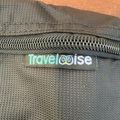 Travelwise Black Packing Travel Bag Zip Up Carry On Zipper Carrier