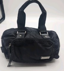 Kenneth Cole Reaction Black Nylon With Leather Trim Trave toiletry Bag