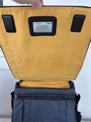 Knomo London Kobe iPad Messenger Crossbody Bag Blue EUC