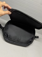 Vintage Men’s Dopp Bag Toiletry Case Double Compartment Black