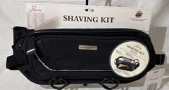 Skyway Travel Toiletry Bag Black Organizer Zip Shaving Kit Pockets New