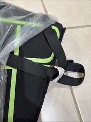 BUBBA BOARD Airplane Travel Seat Extender Black/Green Adjustable Carrying Strap