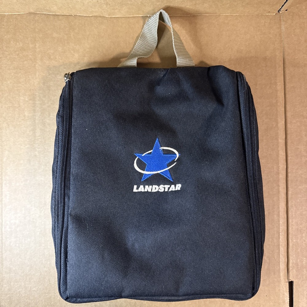 Landstar Travel Toiletry Bag – 8840-04XBX – Black & Blue Zipper Tote