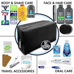 Convenience Kits International Men’s Premium 20-Piece Kit with Travel Size TSA