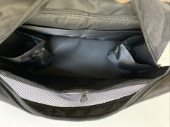 Toiletry Bag Multiple Compartments 2-Sections 9.5&Prime;x7.5&Prime;x3.5&Prime; Black NEW