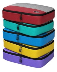 Dot&Dot Medium Packing Cubes For – 5Pc Packing Cubes For – Organizer