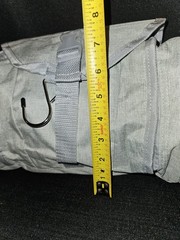 Bella Russo Toiletry Bag Gray Hanging Travel Organizer NWT