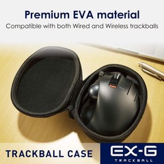 ELECOM Hard EVA Travel Case for M-XT2 Trackball Mouse BMA-XT2BK