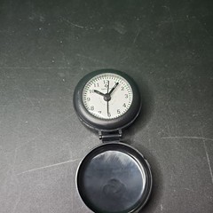 Samsonite Black Folding Travel Alarm Clock. D