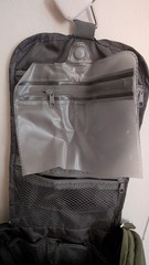 Travel Tolietry Bag Hanging Water Resistant Army Green Cosmetic Camping