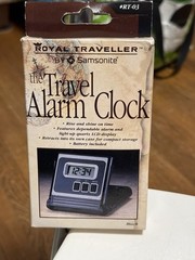 Royal Traveller By Samsonite the Travel Alarm Clock # RT-03 – Inc. Needs Battery