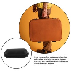 20 Pcs Luggage Replacement Plastic Feet Pads For Suitcase Side Stand Bracket