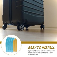 4 Pcs Silicone Luggage Wheel Protector Covers Wheels Floor Protectors Suitcase