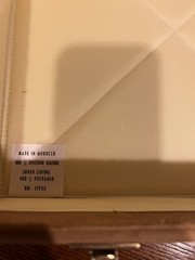 Leather Suede Box /suitcase Made In Morocco