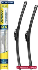26&Prime; + 16&Prime; Front Windshield Wiper Blades Compatible with 2009-2018 Toyota Corolla