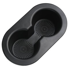 Rear Seat Cup Holder,Compatible with 2005-2011 Dodge 02-19 Floor Cup, Black
