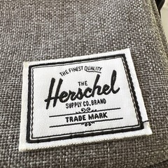 The Herschel Supply Co. Gray Burgundy Virgin Atlantic Pouch Bag Amenity Kit