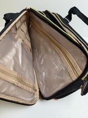 BAGSMART The Space Saver Toiletry Bag in Bonchemin Black, Travel Organizer NWT