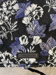Vera Bradley floral Purple black Hanging Travel Organizer Toiletry Bag make up