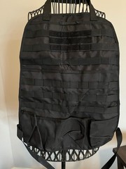 Versatile nylon plastic MOLLE system bag. Two available. One in packaging.
