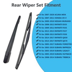 Rear Window Wiper Arm & Blade Replacement for Honda CR-V 2007-2011, Acura MDX…