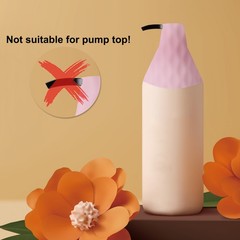 4 Pcs Silicone Bottle Covers for Travel, Stretching Elastic Sleeves, Multicolor