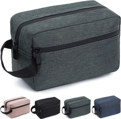 Travel Toiletry Bag for Women and Men, Water-resistant Shaving Bag for Toiletrie