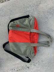 Timbuk2 Travel/Tote/Beach Bag Orange Grey Aprox 19 x 13 Nylon Size Medium