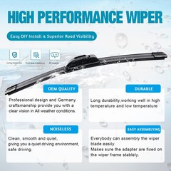 Chrysler Town & Country Wiper Blade Set 20082016 Easy DIY Install » »