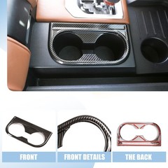 METYOUCAR ABS Plastic Front Seat Central Armrest Cup Carbon fiber pattern