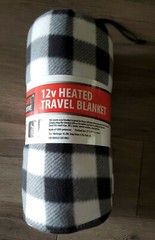 Treksafe Automotive 12V Heated Travel Blanket Buffalo Plaid 39 x 57&Prime;