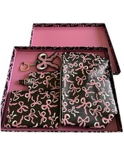 Dabney Lee 4 Piece Pink Bow TravelAccessory Set – NIB