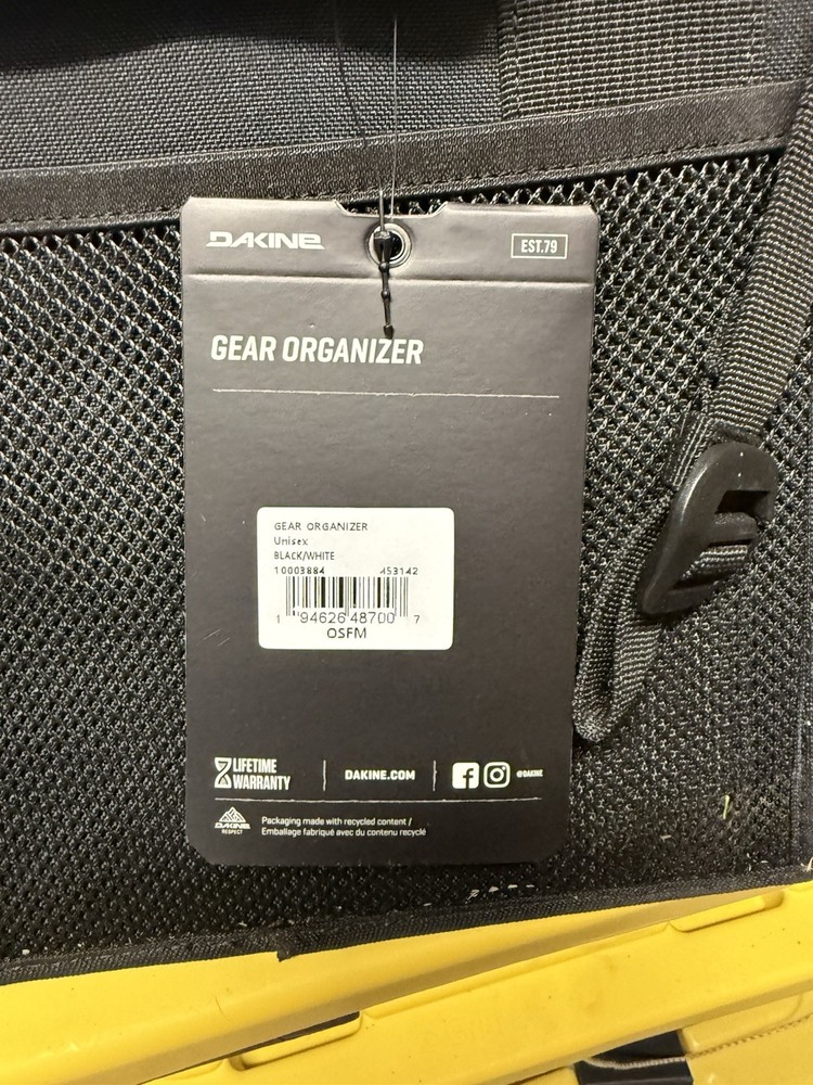 Dakine Carbacker Bag, In-Vehicle Gear Storage, Car Organizer Bag, Black