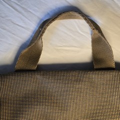 Eddie Bauer Travel Organizer Brown Zippers Pockets Toiletries Dopp Hanging Loop