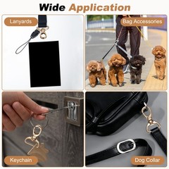 Screw Hook (1-1/4&Prime;, Gold) 4pcs for Keychains