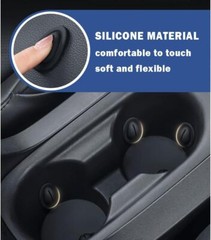 Car Cup Holder Insert/Holder Position Limiter – Anti Shake Silicone 6PCS