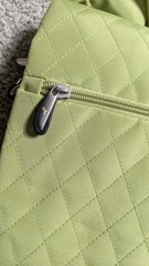 Travelon Green Quilted Microfiber Shoulder Bag with Accessories