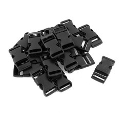 Plastic Straps Clamp Side Quick Release Buckle 1.6cm 20 Pcs