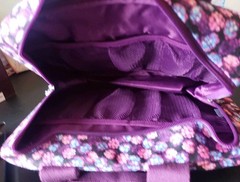 Vera Bradley ZIP TRAVEL ORGANIZER in BERRY BURST Pattern, Lighten Up Fabric